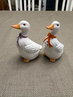 Lefton duck salt and pepper shakers